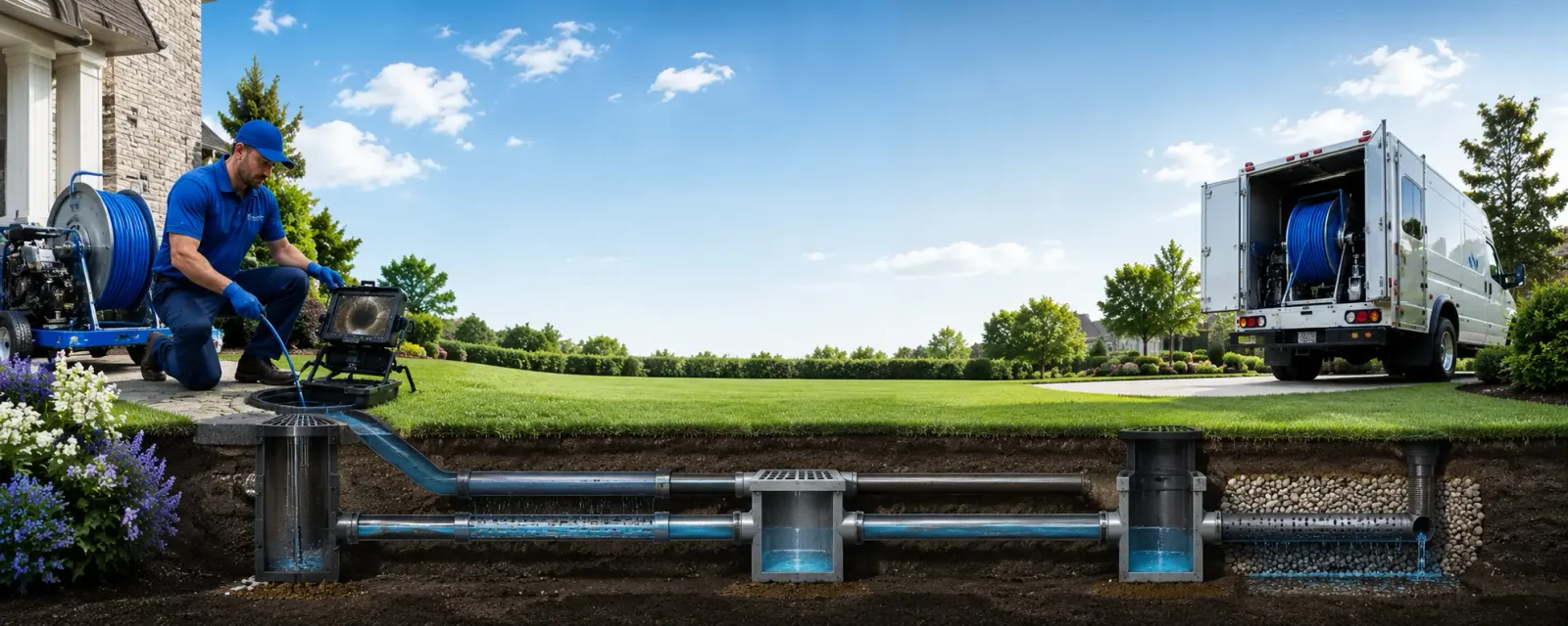 Outdoor drain cleaning information for Covington, IN