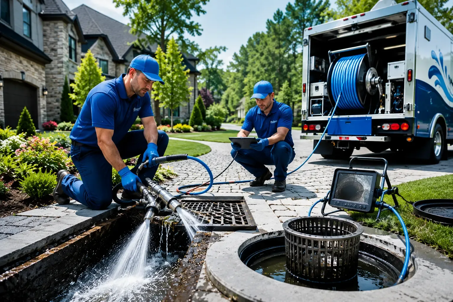 Local outdoor drain cleaning professionals in Covington, IN